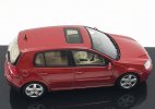 Red 1:43 Scale Diecast VW Golf Plus Model