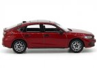 Red / White 1:43 Scale Diecast 2023 Honda Civic Hatchback Model