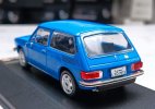 Blue 1:43 Scale Premium X Diecast 1975 VW Brasilia Model