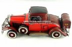 Large Scale Red Retro Tinplate Cadillac V16 Model