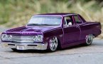 Purple 1:24 Maisto Diecast 1965 Chevrolet Malibu SS Model