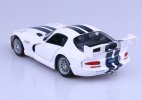 1:18 Scale White MaiSto Diecast Dodge Viper GT2 Model