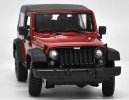 Yellow / Red 1:18 Scale Maisto Diecast Jeep Wrangler Model