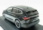 1:43 Scale Black / White Diecast 2021 Skoda Enyaq IV Model