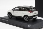 1:43 Scale Blue / White Diecast 2018 Opel Grandland X Model