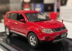 1:43 Scale Red Diecast 2007 Mitsubishi Outlander EX 2.4 Model