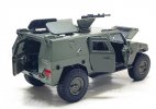 1:24 Army Green Diecast Dongfeng Mengshi Off-Road Vehicle Toy