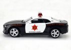 1:32 Scale Black Police Diecast Chevrolet Camaro SS Car Toy