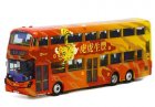 1:76 Scale NO.182 Red Diecast Volvo B8L Double Decker Bus Model