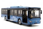 Blue 1:43 Scale Diecast Skywell NJL6129EV H12 City Bus Model