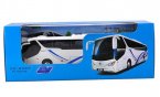 White 1:36 Scale Diecast BYD C9 Pure Electric Bus Model