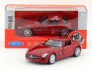 Kids Welly 1:36 White / Red Diecast Mercedes Benz SLS AMG Toy