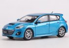 1:64 Scale Blue / Red / White Diecast Mazda 3 MPS Model