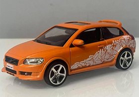 Black / White / Orange / Red 1:32 Kids Diecast Volvo C30 Toy