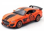 Kid Black / White / Orange / Blue Diecast Ford Shelby GT500 Toy