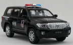 White 1:32 Scale Police Theme Kids Diecast Toyota Land Cruiser