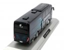 Black 1:43 Scale Diecast Meiya Pico Coach Bus Model