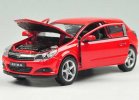 Red 1:24 Scale Welly Diecast 2005 Opel Astra GTC Model