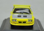 Yellow 1:43 Scale Diecast Lamborghini Jarama Rally 1973 Model