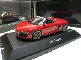 1:43 Scale Red SCHUCO Diecast Audi R8 Spyder Model