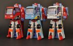 Kids Red / Blue / White Transformers Coach Bus Toy