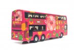 Kids Pink Diecast Hong Kong KMB B9TL Double Decker Bus Toy