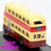 Mini Scale Red Oxford British Double-Decker Bus Model