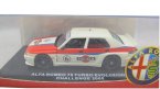 White 1:43 Scale Diecast Alfa Romeo 75 TURBO EVOLUZIONE