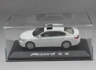 Silver / Black /White 1:43 Scale Diecast 2014 Honda Accord Model