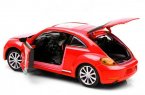 Pink / Red / Green 1:28 Scale Diecast VW New Beetle Toy