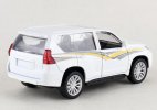 1:42 Scale White / Black Diecast Toyota Land Cruiser Prado Toy