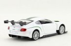 Kids 1:43 Scale White Diecast Bentley Continental GT3 Toy