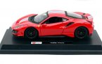 Bburago 1:24 Scale Red Diecast Ferrari 488 Pista Model