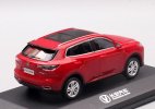1:43 Scale Gray / Red Plastic 2022 Changan CS55 Plus SUV Model