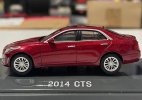 White / Red 1:64 Scale Diecast 2014 Cadillac CTS Model