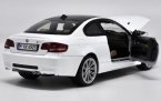 White 1:18 Scale MotorMax Diecast BMW M3 Coupe Model