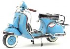 1:8 Scale Blue Vintage Tinplate 1965 Vespa Scooter Model