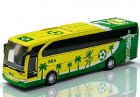 Yellow-Green Brazil National Football Team Diecast Coach Bus Toy