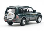 Silver /Green /Brown 1:64 Scale Diecast Mitsubishi Pajero Model