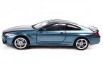 Silver / Blue / White 1:24 Scale Diecast BMW M6 Coupe Model