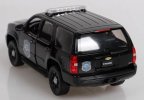 Black 1:24 Scale Welly Diecast Chevrolet Tahoe Model