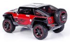 1:24 Scale Black-Red Maisto Diecast Hummer HX Concept Model