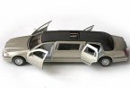 Black / White / Champagne 1:38 Diecast Lincoln Limousine Toy