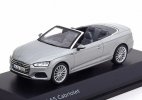 Silver /White /Green 1:43 Diecast 2017 Audi A5 Cabriolet Model