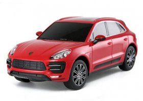 1:24 Scale Red / Yellow Kids Rastar R/C Porsche Macan Turbo Toy