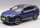 Blue 1:18 Scale Diecast 2021 BYD Song Plus DM-i SUV Model