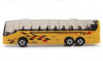 Kids White / Yellow / Blue / Green Die-Cast Airport Tour Bus Toy