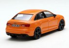 Orange / Green 1:43 Scale Diecast Audi RS 3 Limousine Model