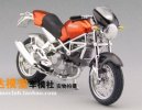Red MaiSto 1:18 Scale Diecast Ducati Monster S4 Motorcycle
