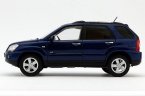 1:18 Scale Blue / White Diecast Kia Sportage SUV Model